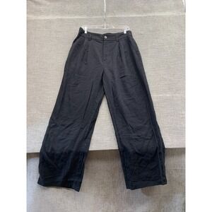 Ophelia Roe‎ Pants Womens Large Black Pleated Front Straight Leg Everyday Wear